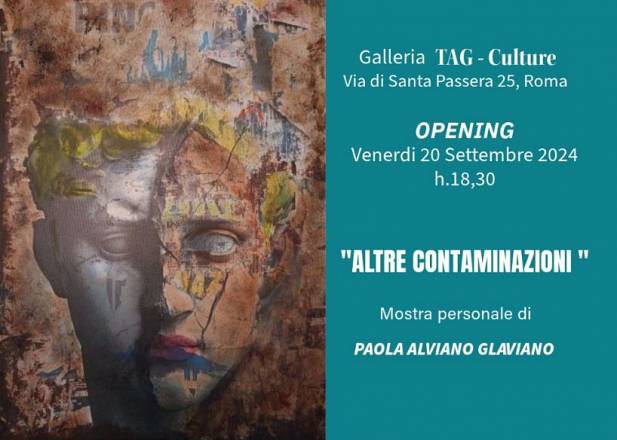 “ altre contaminazioni mostra personale di paola alviano glaviano
